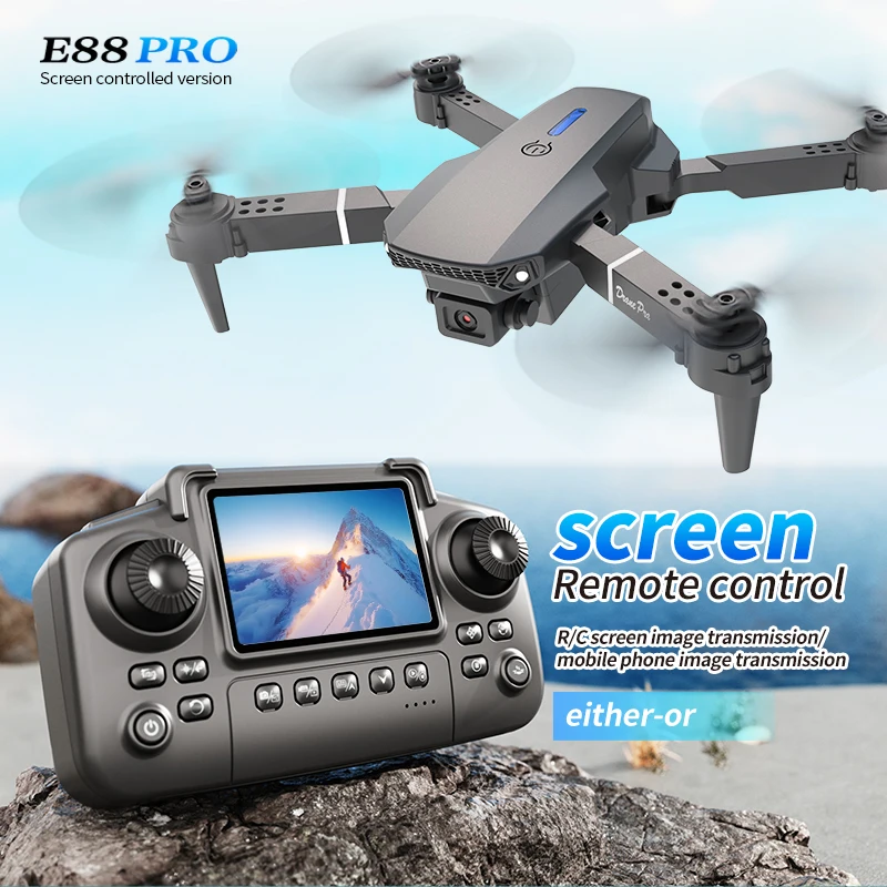Drone Camera Wide Angle - Professionele E88 PRO Drone met scherm,