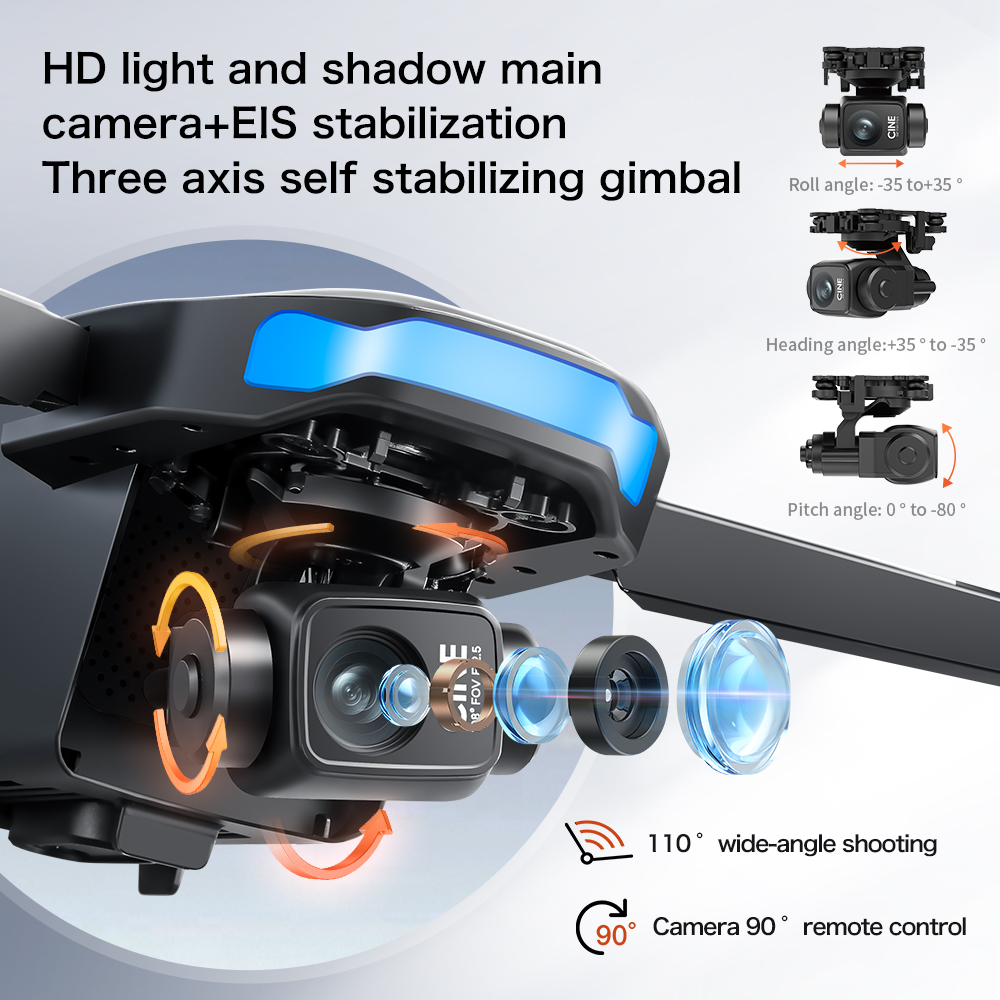 S-X1 MAX GPS-drone met 3-assig - Drone Camera With Gimbal recensie en prijs